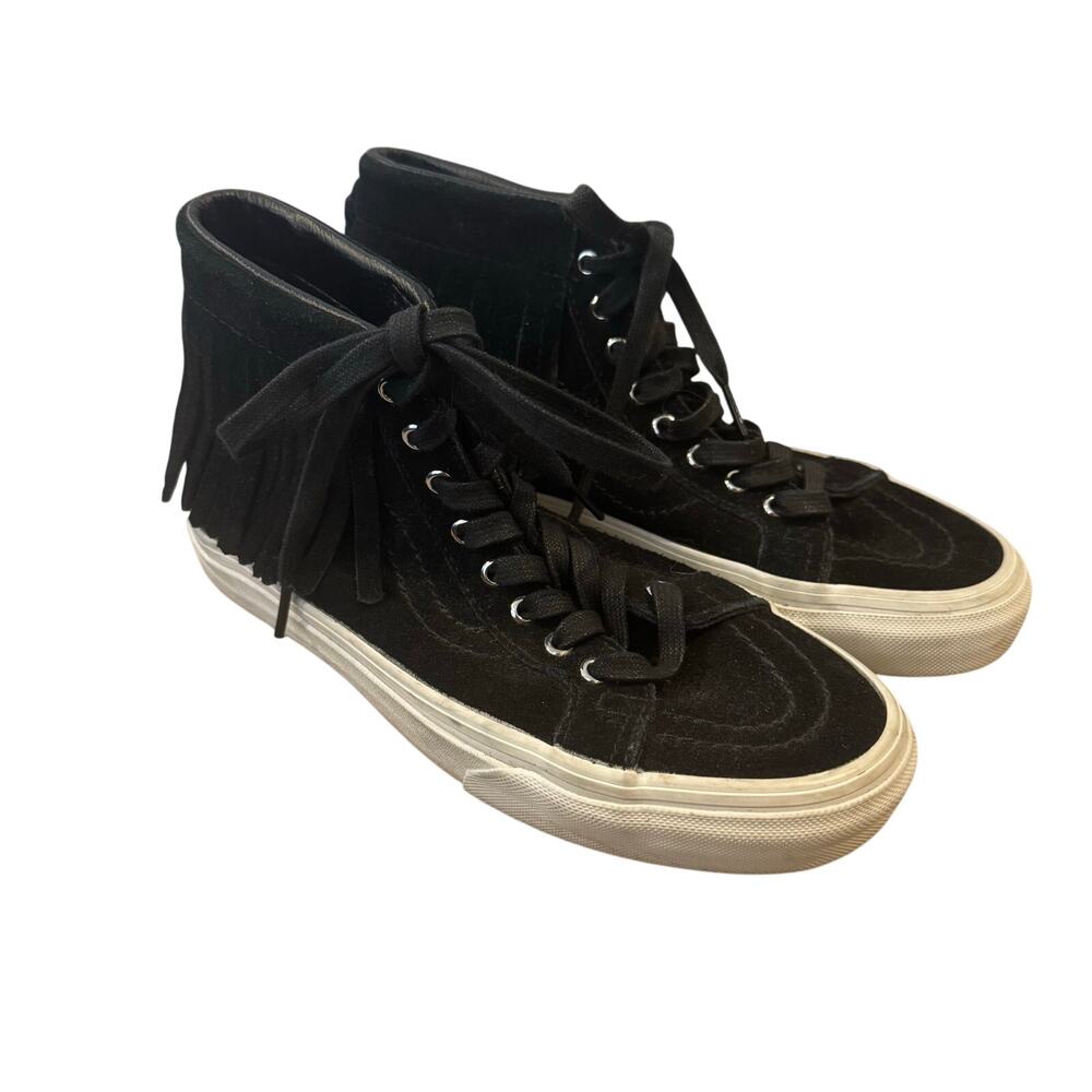 Vans sk8- Hi Moc fringe black suede High Top sneakers
